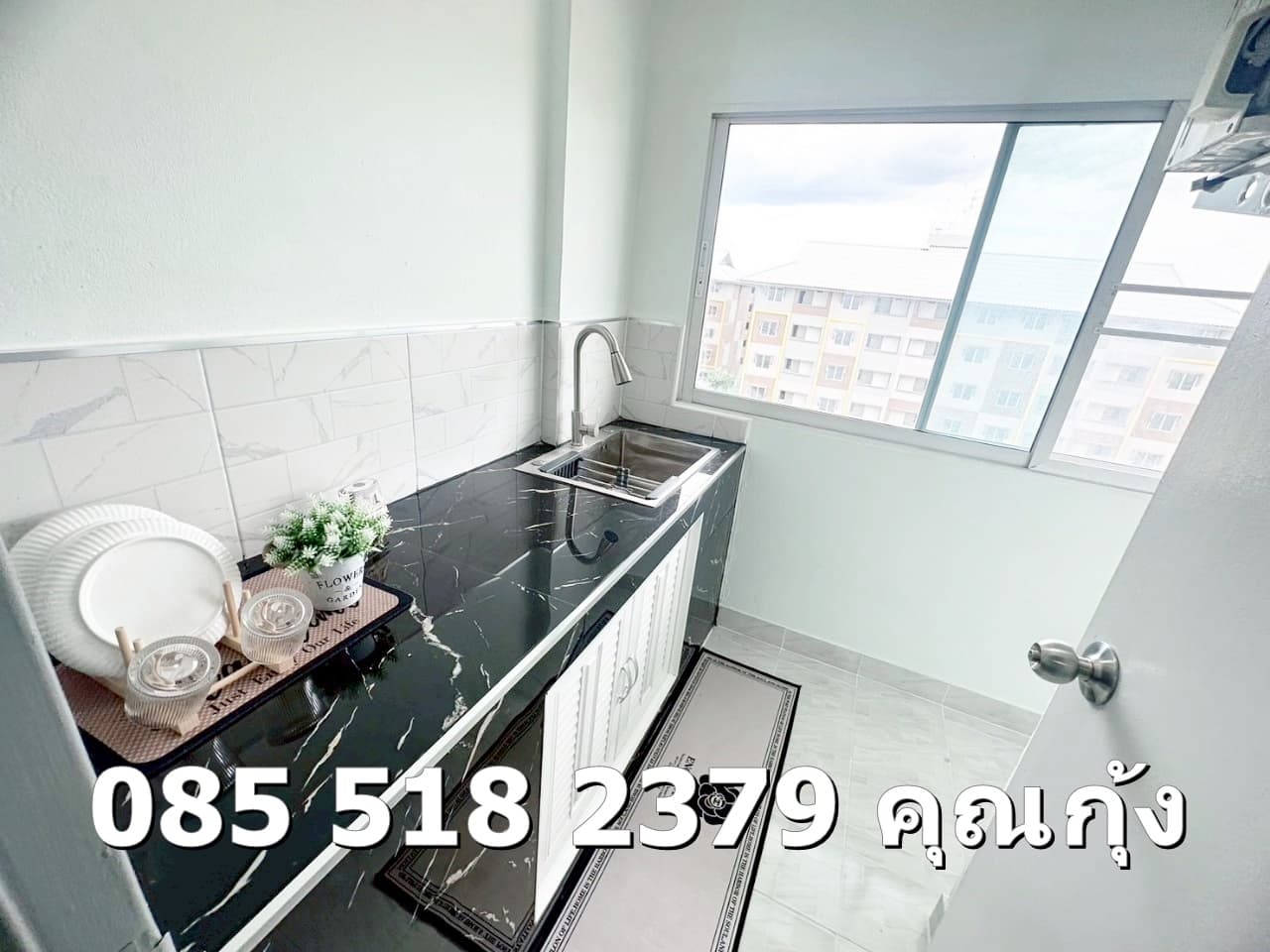ขายด่วน เอื้อวัดพระเงิน ชั้น 5  จ่ายเพียง 569,000 บาท เท่านั้น  มี 2 ห้องนอน